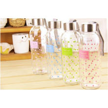 500ml Glass Bottle for Beverage with Screw Cap and Silicon Rubber Coat China Supplier